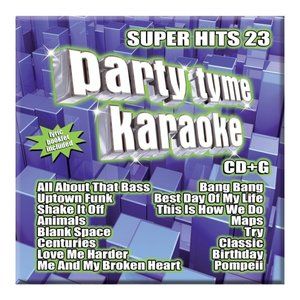 Party Tyme Karaoke - Super Hits 23 [2015, CD+G] New